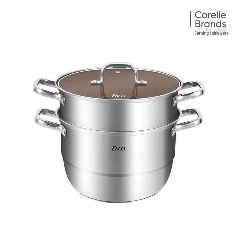 EKCO 304 Stainless Steel 28cm Double Layer Steamer