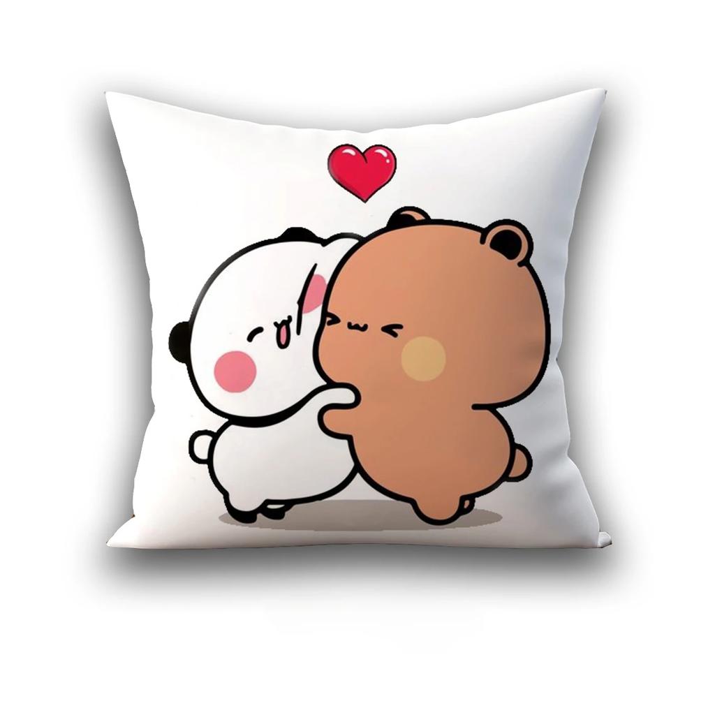 Bubu Dudu Pillow Cover Birthday Wedding Gifts 45X45 Cushions Covers Dakimakura Throw Pillows Square Pillowcase Cute