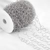 1Meter Stainless Steel Geometry Hollow Round Chain Hip Hop Punk Heart Chain DIY Necklace Bracelet Bag Chains Material Wholesale