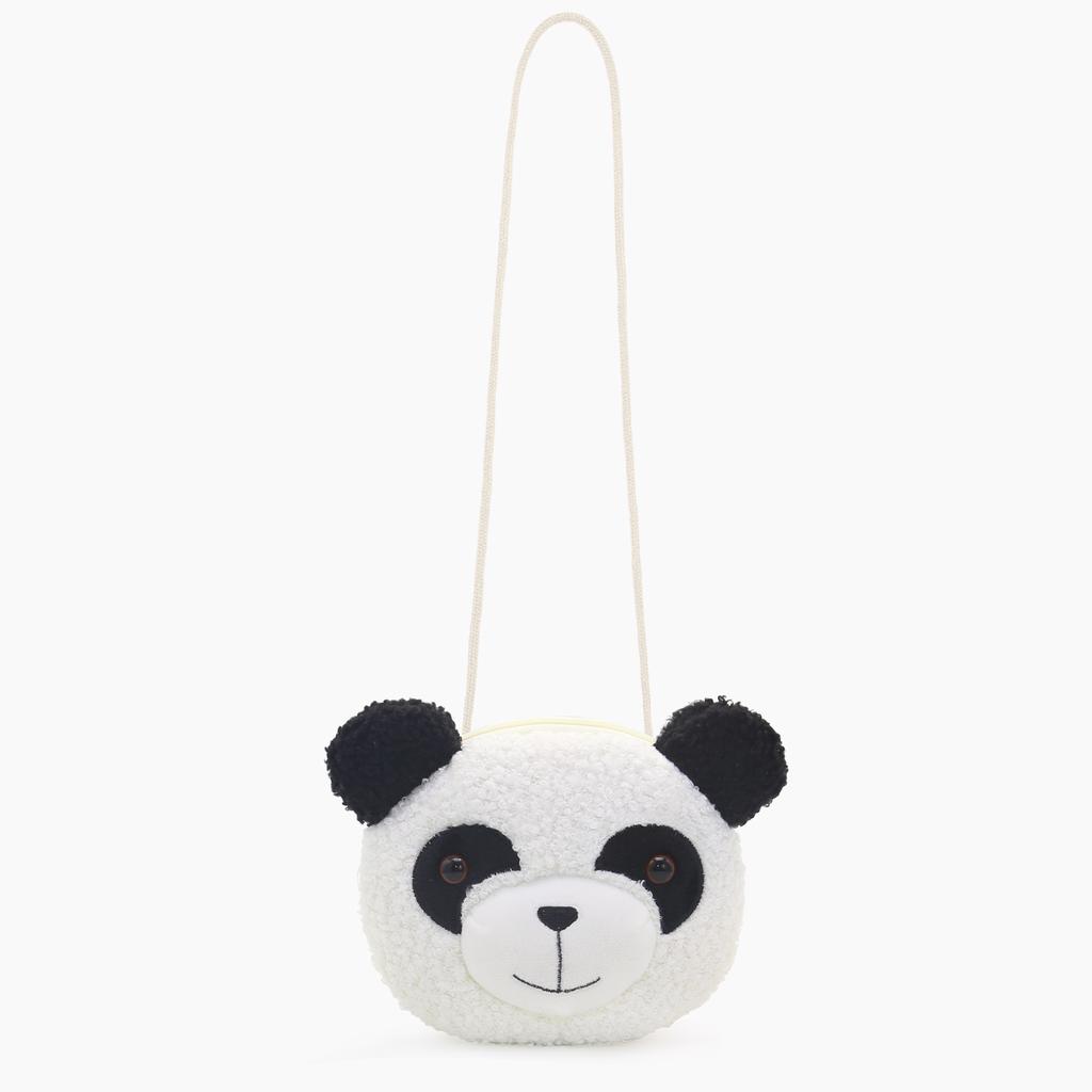 Cartoon Plush Crossbody Bag Cute Animal Bear Coin Wallet Boys and Girls Mini Shoulder Bag