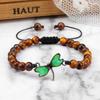 Dragonfly Water Touch Adjustable Blue Turquoise Beaded Bracelet