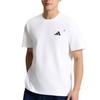 adidas T Shirts Unisex White Crew Neck Moderate Straight Fit KX4873