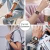Compatible with Apple Watch 9/8/7: Luxury Women's Three-Bead Full Diamond Metal Strap