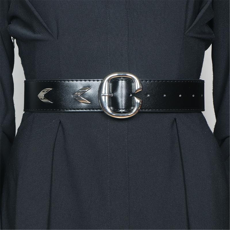 French Styles Wide Waist Belt For Women Slimming PU Leather Cincher Belt Elegant Corset Band Female Fashion Accessory