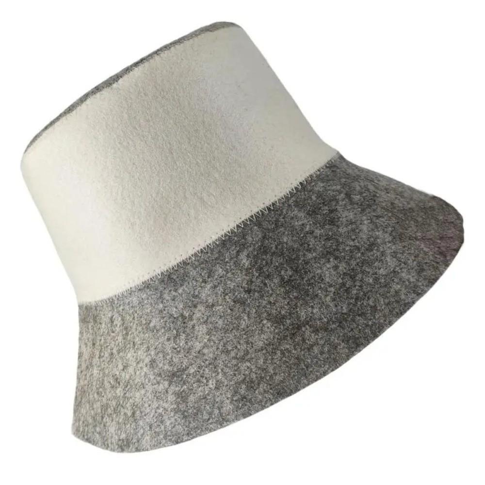 Felt Felt Sauna Cap Good Water Absorption Heat Protective Cap Fashion Sauna Hat  Bath Spa