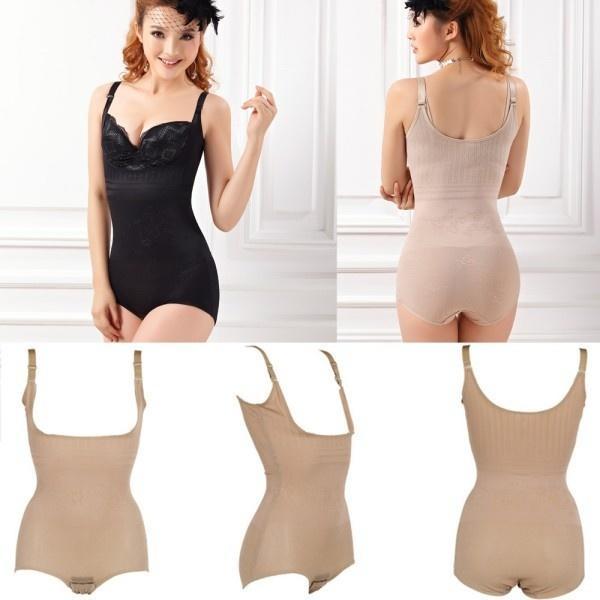 Women Slimming Girdler Underbust Shapewear Cincher Full Body Suit Shaper Firm ZU98
