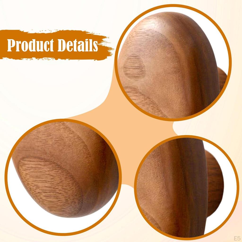 Wooden Coat Hook Decorative Utility Hat Organizer Storage Wall Hanger Key Holder for Closet
