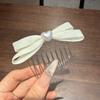 1PC Bangs Broken Hair Sorting Hair Comb Women Girls Cute Butterfly Knot Hair Clip Bow Flower Korean  Sweet Inverted Comb Hair Accessories  Jewelry