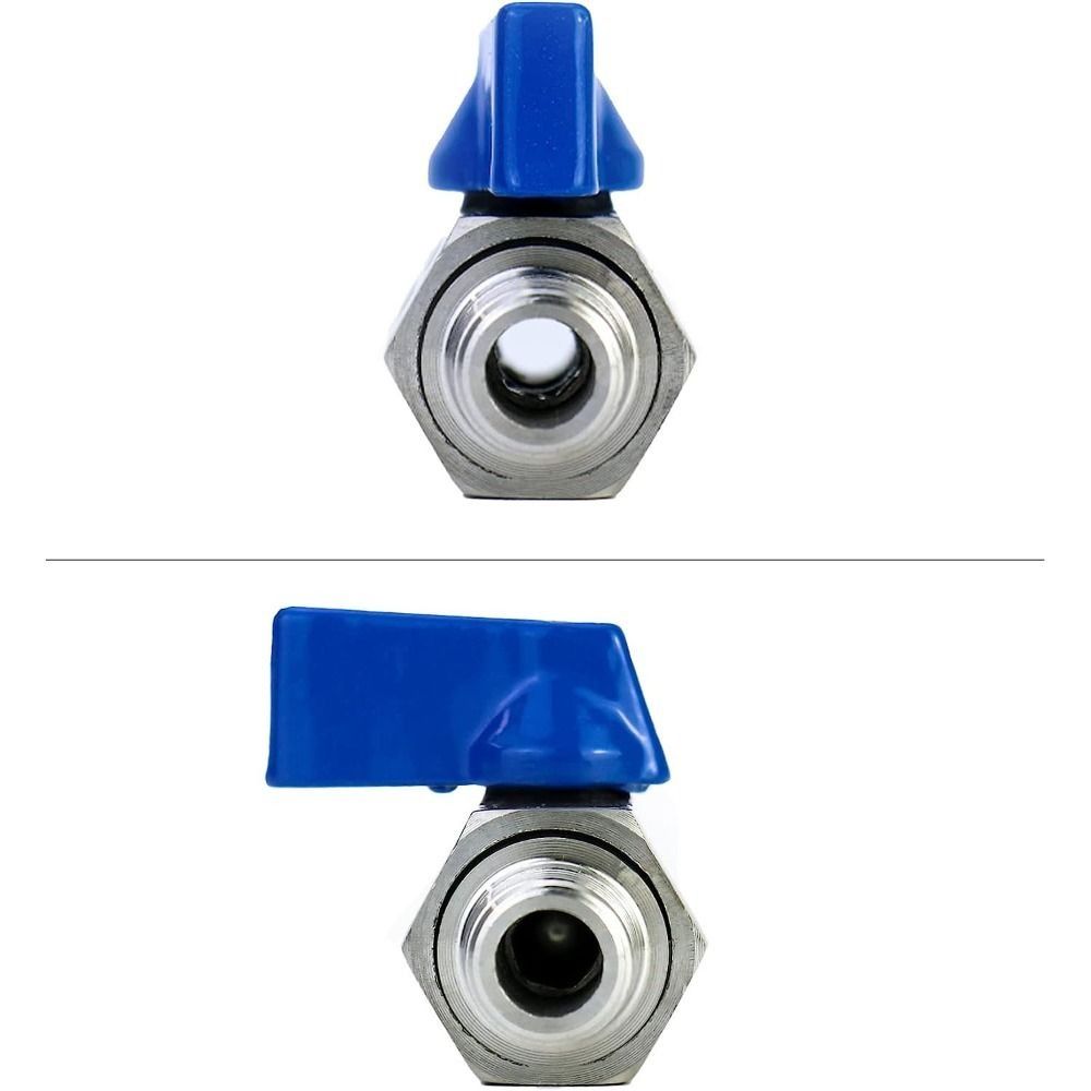 304 Rustfritt Stål Kuleventil 3/8" Stengeventiler Stuss kuleventil Vann Gass Drivstoff