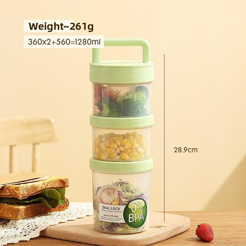 Portable Fruit Oatmeal Breakfast Cup With Spoon For Students And Office Use