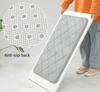 Inyahome Memory Foam Bath Mat Absorbent Bathroom Rug Bathmat Non Slip Floor Mats Kitchen Runner Restroom Living Room Blue Carpet
