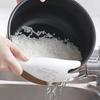 1PC Colher de peneira de arroz Cozinha Coador de drenagem com alças Tigela de arroz Coador de arroz branco Ferramentas de lavagem Ralo de pia Ferramentas domésticas