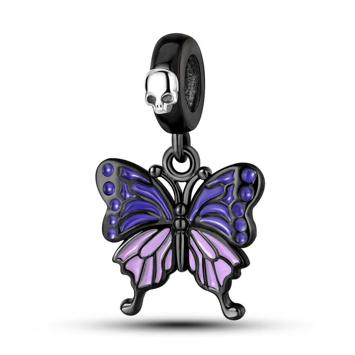 

925 Silver Sparking Butterfly Charms s Fit Exquisite Bracelet Necklace Diy Beads For Women Jewelry Making Gift