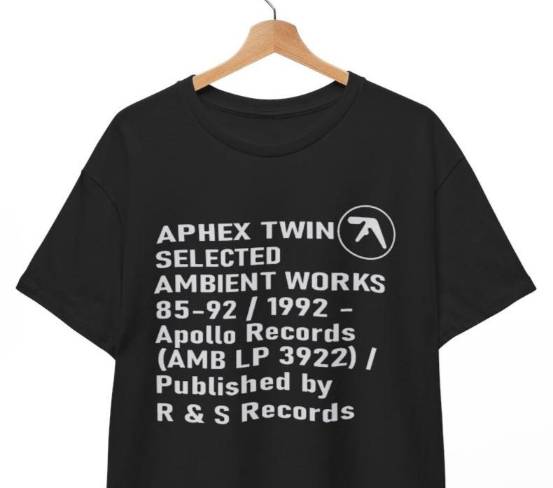 Aphex Twin Ambient Works T-Shirt Electronic Music Graphic Tee IDM Techno Unisex