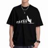 Evolution Of Unisex Windsurfing Windsurf Surfer Surf Wind Surfing Short Sleeve Tee 100 Cotton Tshirt