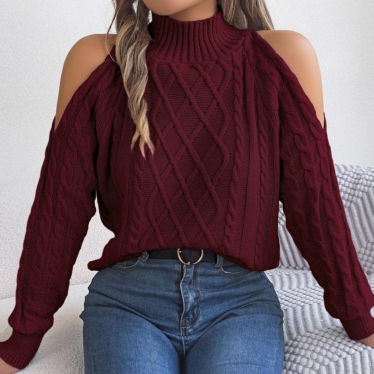 Vintage Solid Color Knitwear Sweater Loose Stand Collar Long Sleeve Cardigan Autumn Winter Top