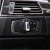 Fit For BMW 3 Series E90 E92 E93 2005-2012 1PC Real Carbon Fiber Headlight Switch Panel Trim Sticker Car Internal