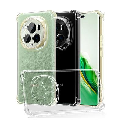 Capa Macia de Silicone à Prova de Choque Para Huawei Honor Magic6 Magic5 Magic4 Magic 6 5 4 3 Pro Lite Ultimate Capa Traseira Transparente Clara