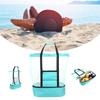 Camping Beach Mesh   Bag with Detachable Cooler Bag Multifunctional Packing  