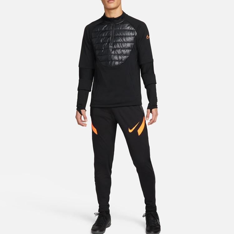 Nike Soccer Training Solid Stand Collar Warm-Up Jacket Men Tops Black DC9169-010