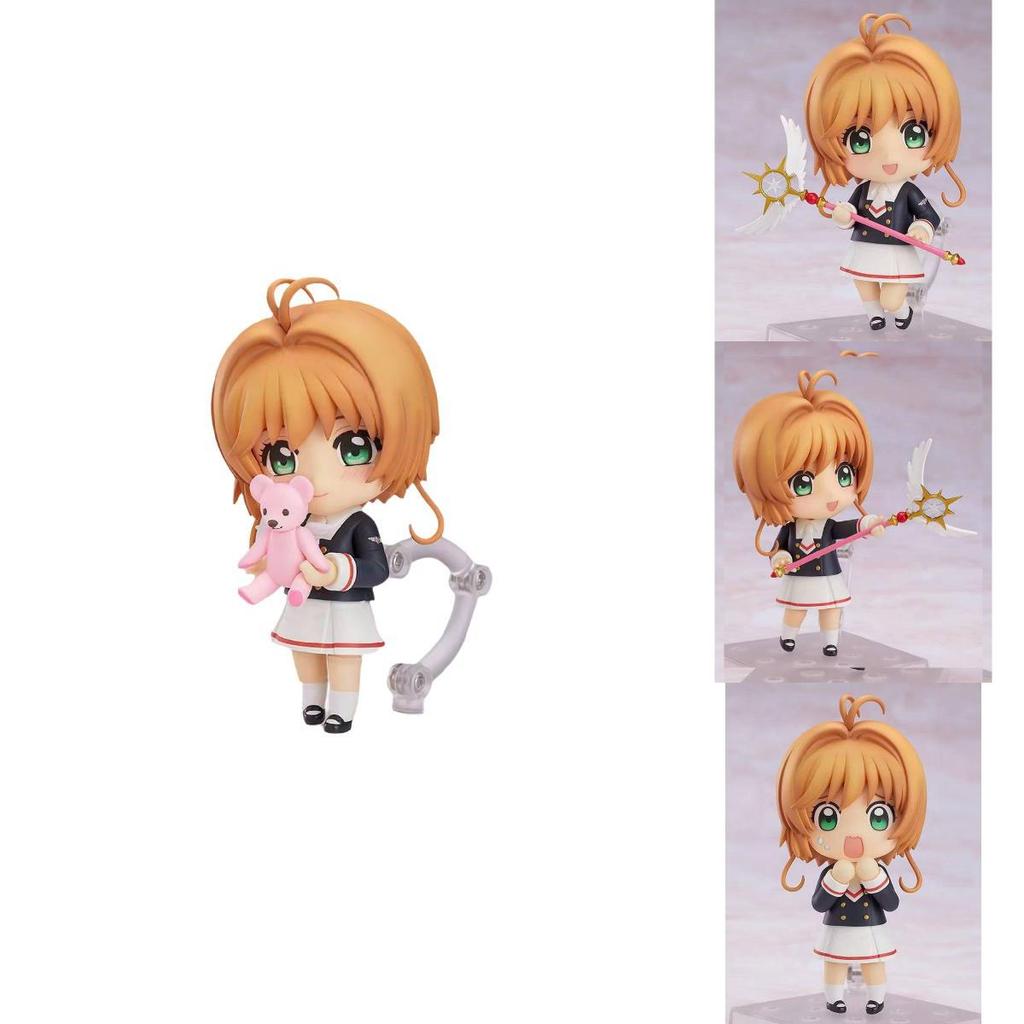 Charming Cardcaptor Sakura Q Version Pvc Action Figure In School Uniform For Collectors