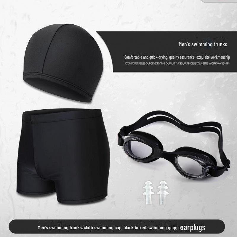 Men's Anti-Embarrassment Swim Boxers: New Loose-Fit, Professional Beach & Hot Spring Trunks