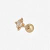 14k cubic flash piercing