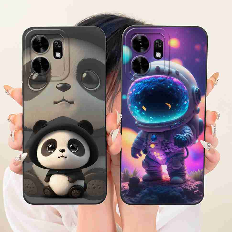 For Honor X6d X6D 5G Case LNA-NX1 Cartoon Panda Rabbit Silicone Back Cover For Honor Play 60A 60a 5G NLA-AN00 Bumper Cases Capa