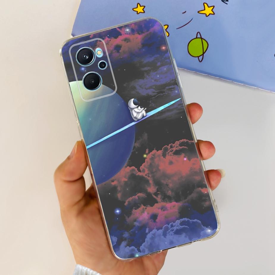 For Realme 9i Case RMX3491 New Fashion Painted Cover Clear Silicone Soft TPU Phone Case For Realme 9i 5G RMX3612 Realme9i Fundas