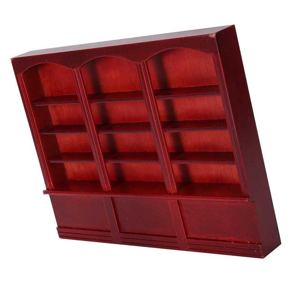 1:12 Doll House Accessories   Bookshelf Display Cabinet Bookcase Furniture Toy White