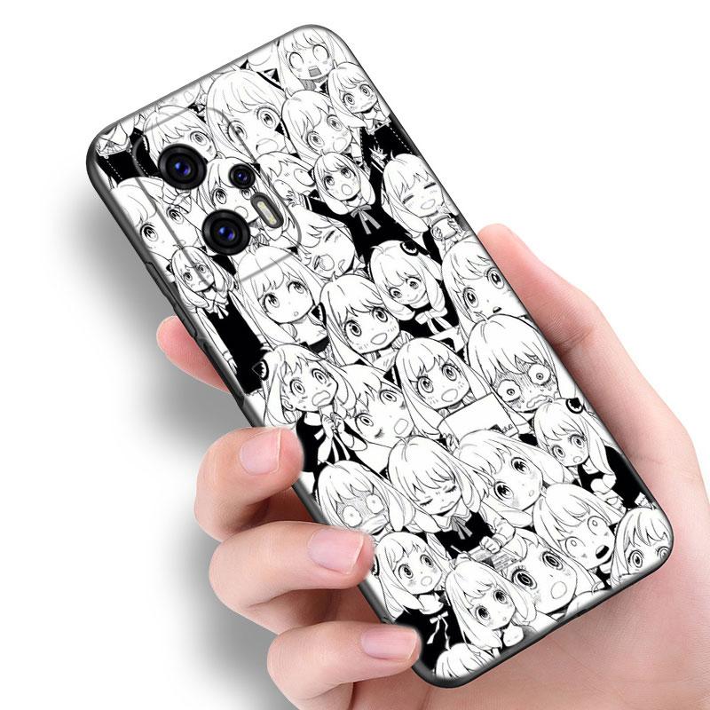 Spy X Family Anime Phone Case For Xiaomi POCO F2 F3 M2 M3 M4 X3 X4 Pro NFC F4 GT 5G F1 X2 C3 C31 C40 M5S Soft TPU Black Cover