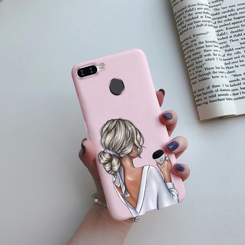 Case For OPPO A5S Back Cover Soft Candy Silicone Pretty Girls Phone Case For OPPO A5S AX5S A7 2018 AX7 A7N A12 Cover Coque Funda