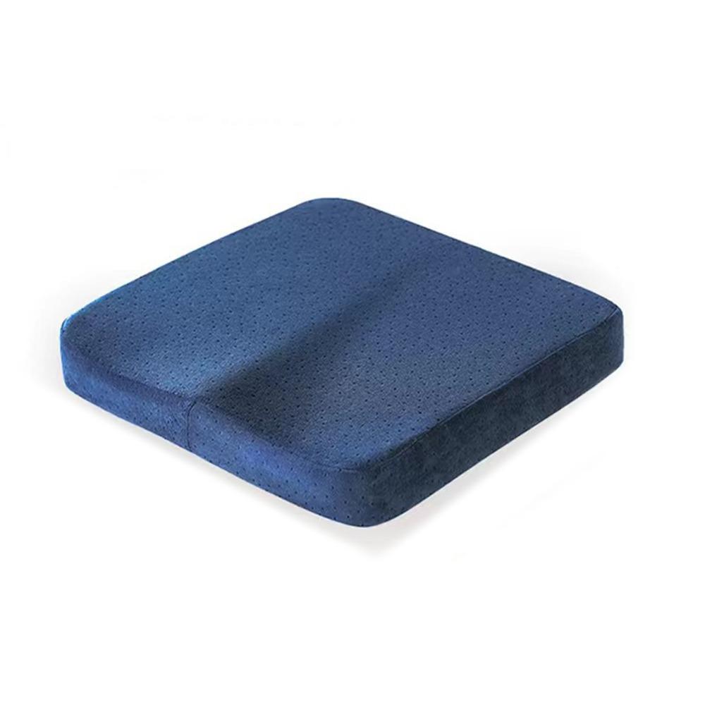 

Подушка для офісного крісла з ефектом пам яті, Ультрам яка подушка для автомобільного сидіння, Нова поперекова подушка для тривалого сидіння темно-синього кольору