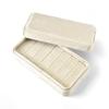 Rectangle Velvet Jewelry Box With Lid Premium Earrings Ring Storage Box Portable Jewelry Display Gift Case Custom Logo