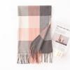 Classic Plaid Scarf for Women  Winter Atmosphere Korean Style Student Imitation Cashmere Plaid Warm Scarf for Men