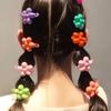 2Pcs Random Color Floral Accessories, Vibrant Summer Decor for Toddler Girls & Women