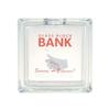 Dulton Glass Block Bank Square Transparent Coin Height Width Depth 80mm - Bank, 145mm, 145mm, (H20-0192SQ)