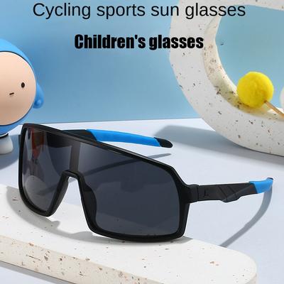 Okulary przeciwsłoneczne dla dzieci na zewnątrz Dziecięce Chłopięce Dziewczęce Okulary rowerowe Uv400 Młodzieżowe Sportowe Baseballowe Kempingowe Mtb Rowerowe Okulary