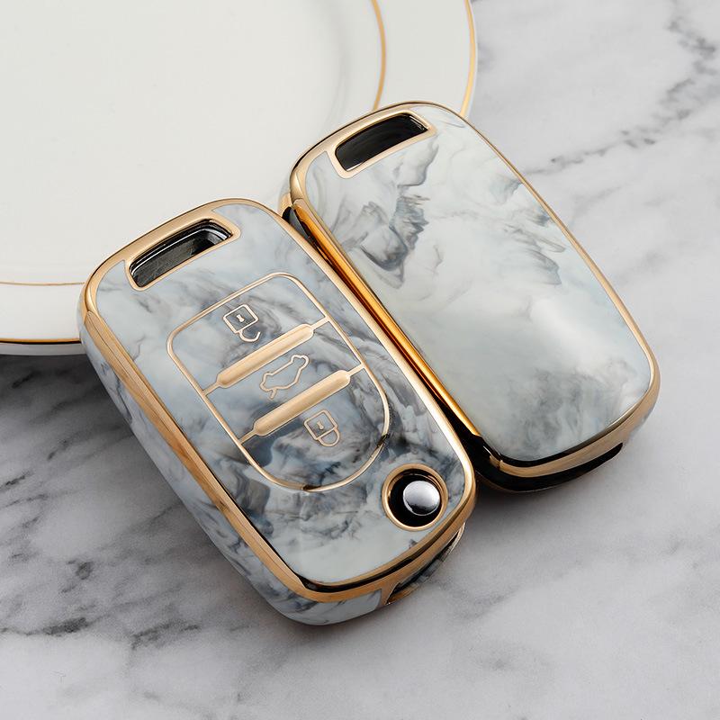 Baojun Autoschlüssel-Tasche für Modelle 510, E200, 530, 730, 560, 310W, 360 - Faltbarer Fernbedienungshalter