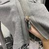 Polo T-shirt Uzun Kollu Kadın Bahar Yeni Tasarım Hırka Slim Fit Alt Üst