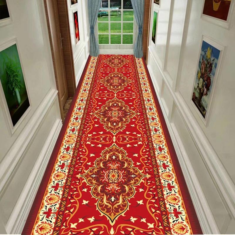 Home Living Room Hallway Persian Style Carpet Hallway Foyer Home Washable Entrance Carpet