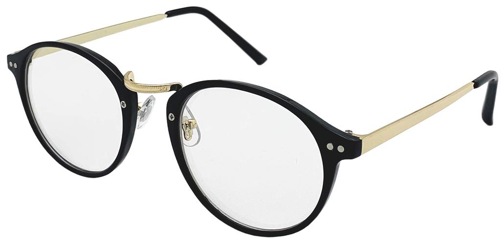 CYPHUS Boston Fashion Combination UV Protection Sunglasses, Glasses, Frame, Unisex, Classic, Casual, (Black/Clear)