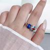 Chinese Style Goldfish Ring Female Ins Live Adjustable Small Fish Koi Enamel Retro