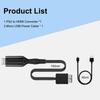 PS2 To HDMI Adapter Audio Video Converter Adapter Cable 1M 480i/480p/576i for Sony PS2 To HDMI for All PS2 Display Modes