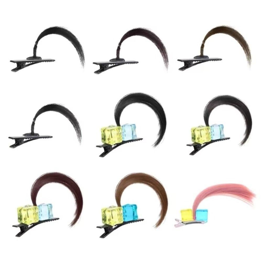 Anime Headwear Barrettes Ahoge Style Hair Claw Clip Sweet Wig Catch Clip  Girls Accessories