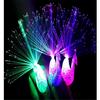 LED Peacock Finger Ring Lights Fiber Optic Lamp Change Color Intelligence Toys for Children Gift