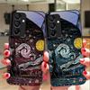 Retro Oil Painting For Samsung Galaxy A15 5G 54 4G 51 50 24 35 90 71 12 51 53 52S 80 22 34 Black Tempered Glass Phone Case