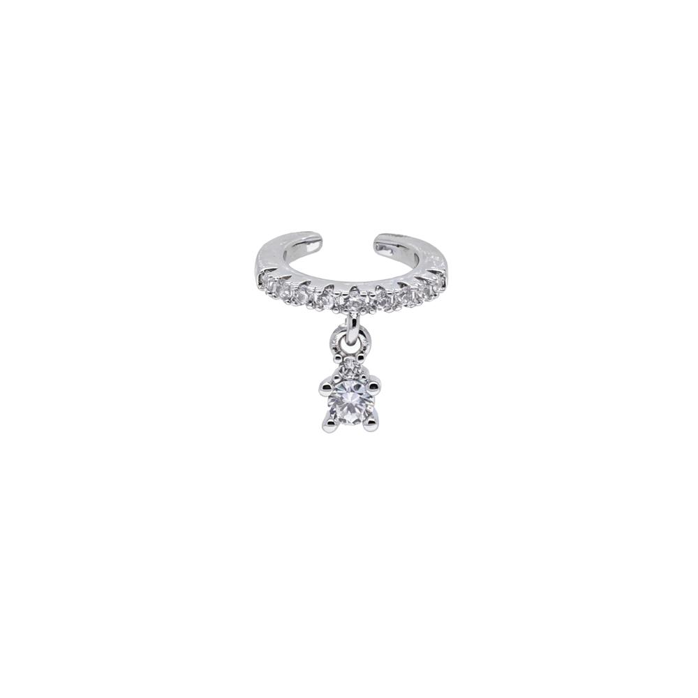 2026 New Various Styles 5A Cubic Zirconia CZ Charm Tassel Chain No Piercing Elegance Women Ear Cuff Clip on Earring