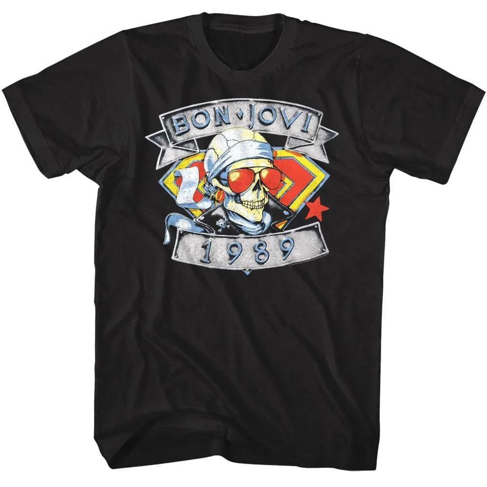 Heavy Metal Rock Band Bon Jovi Keep The Faith Usa Tour 1993 Album Concert Merch Casual Loose Punk Rock Top Y2k Unisex
