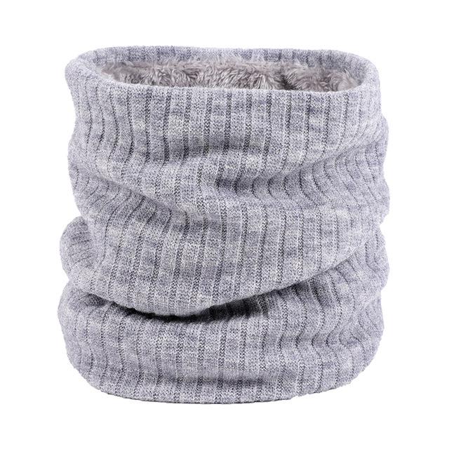 Unisex Fleece-Lined Neck Warmer Snood - Windproof, Versatile, Ideal for Autumn/Winter Cycling and Outdoors